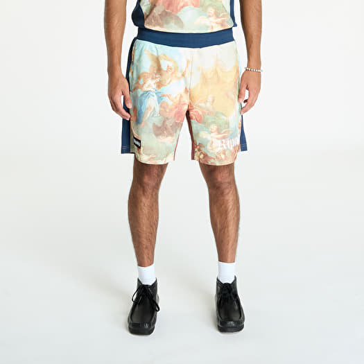 RIPNDIP Heavens Waiting Soccer Shorts Navy/ Multicolor