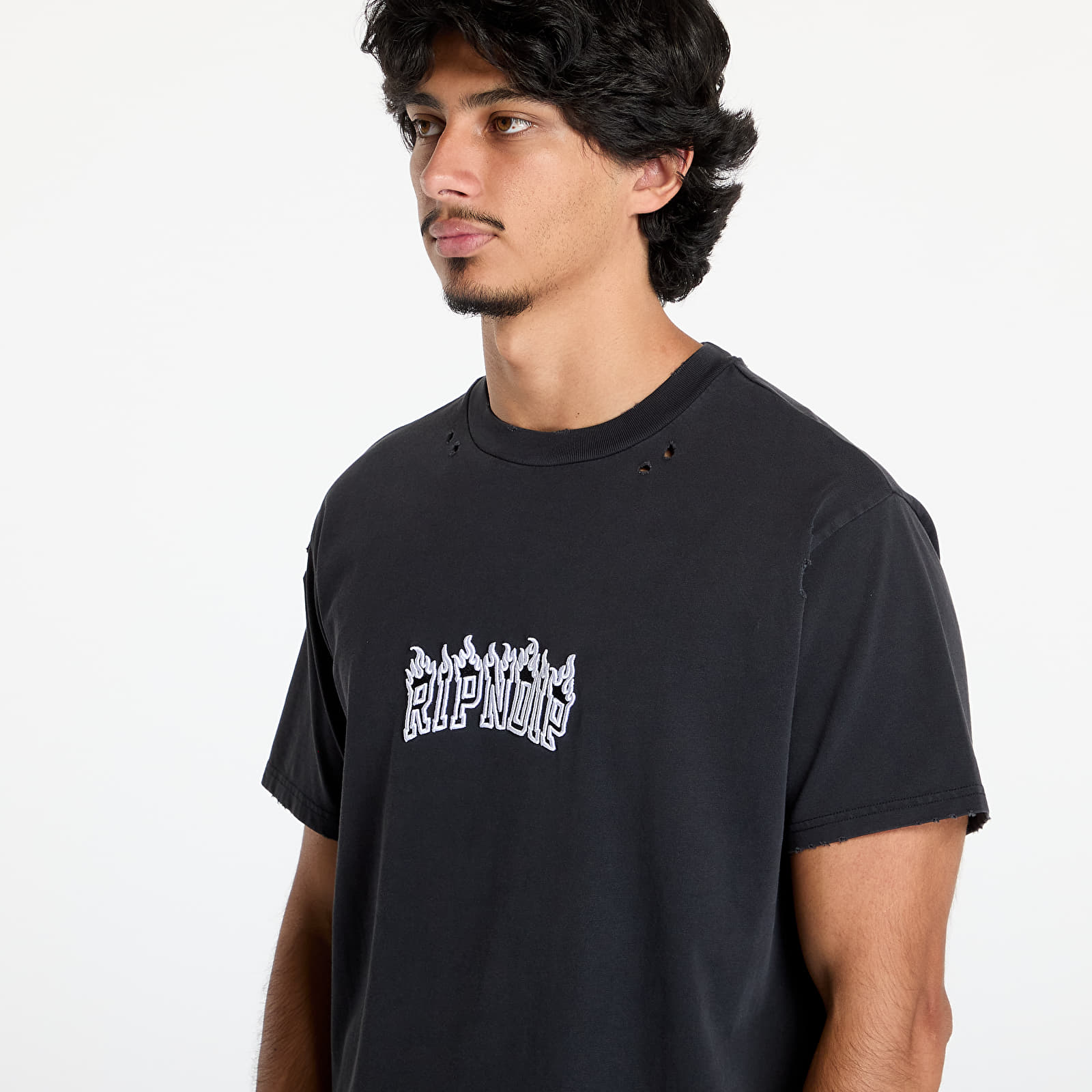 Férfi pólok RIPNDIP Fire Spirit Tee Black