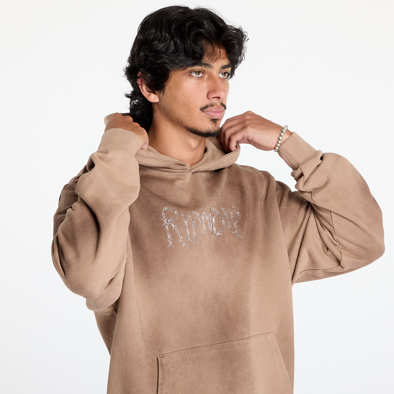 Pánske mikiny RIPNDIP Keep Out Hoodie Almond