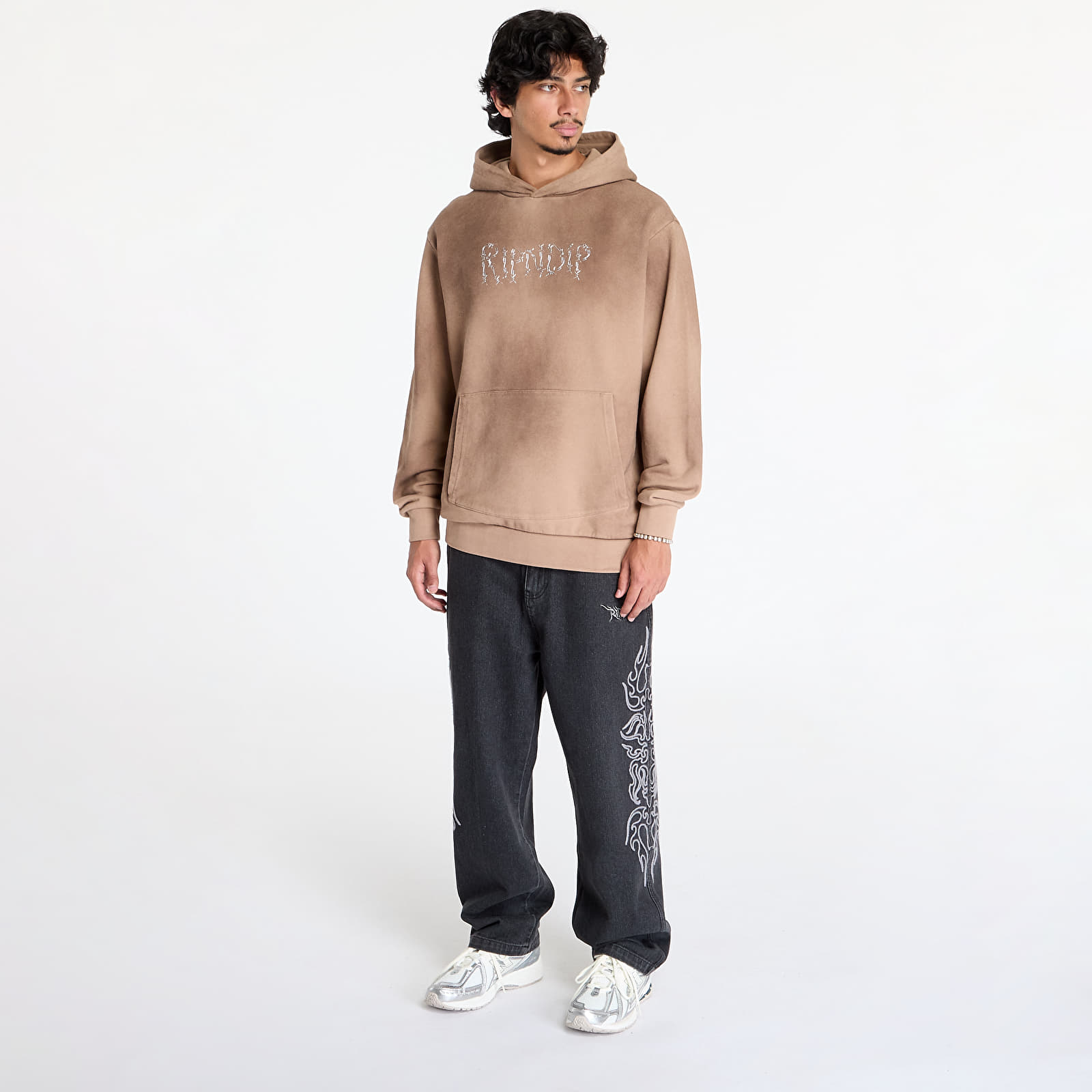 Pánske mikiny RIPNDIP Keep Out Hoodie Almond