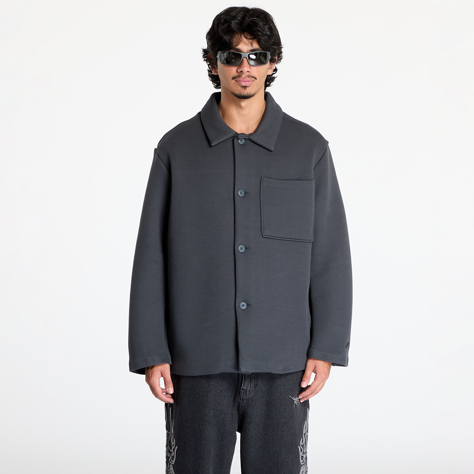 Jacke Nike Tech Fleece Shacket Anthracite/ Anthracite L