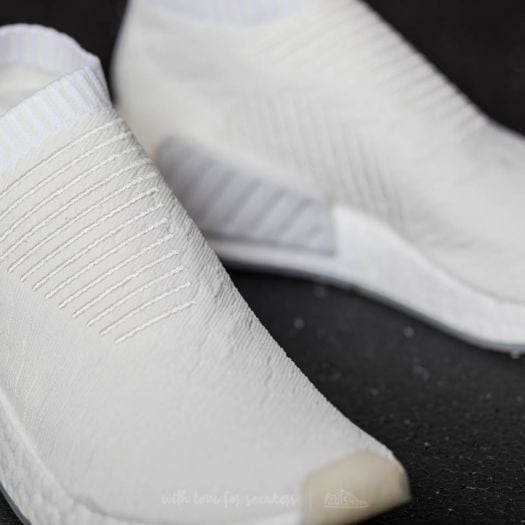 Adidas nmd cs2 primeknit white top