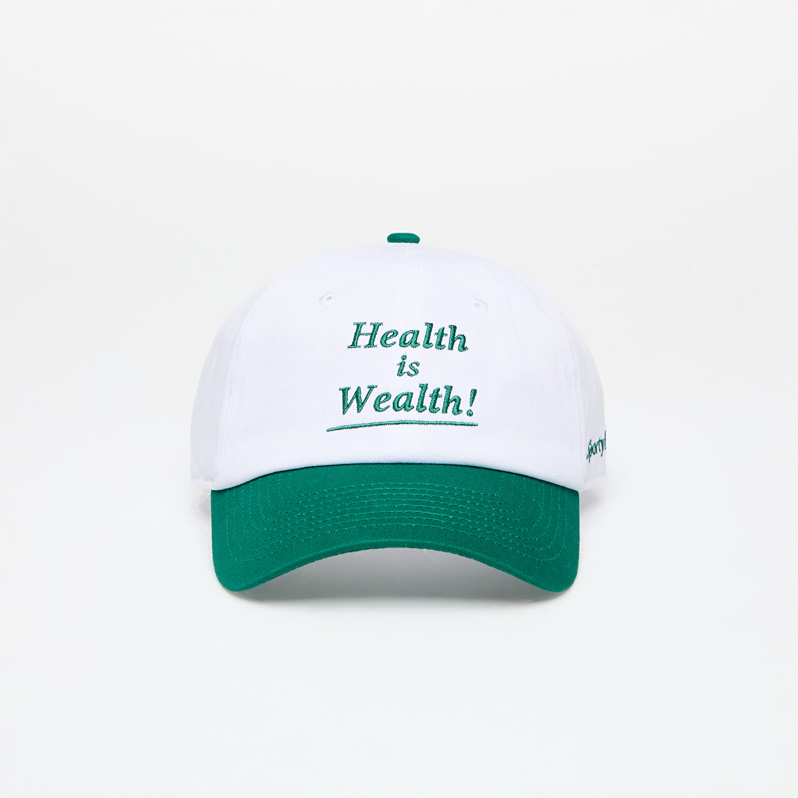 Šiltovky Sporty & Rich Health Is Wealth Hat UNISEX White/ Alpine