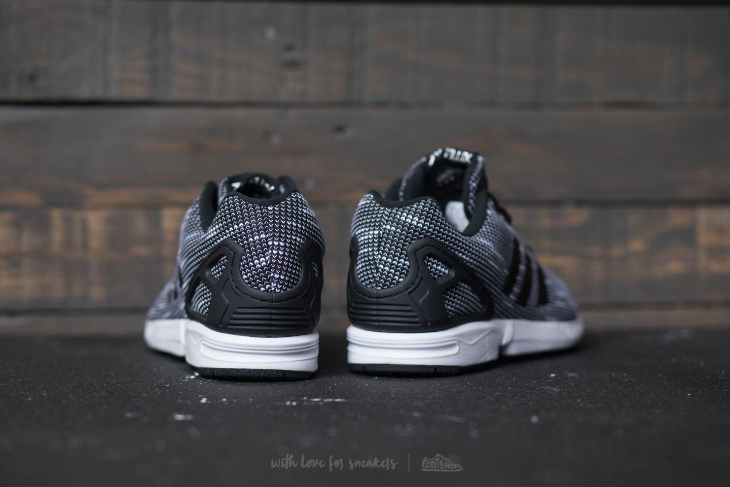 Men's shoes adidas ZX Flux Core Black/ Core Black/ Ftw White 