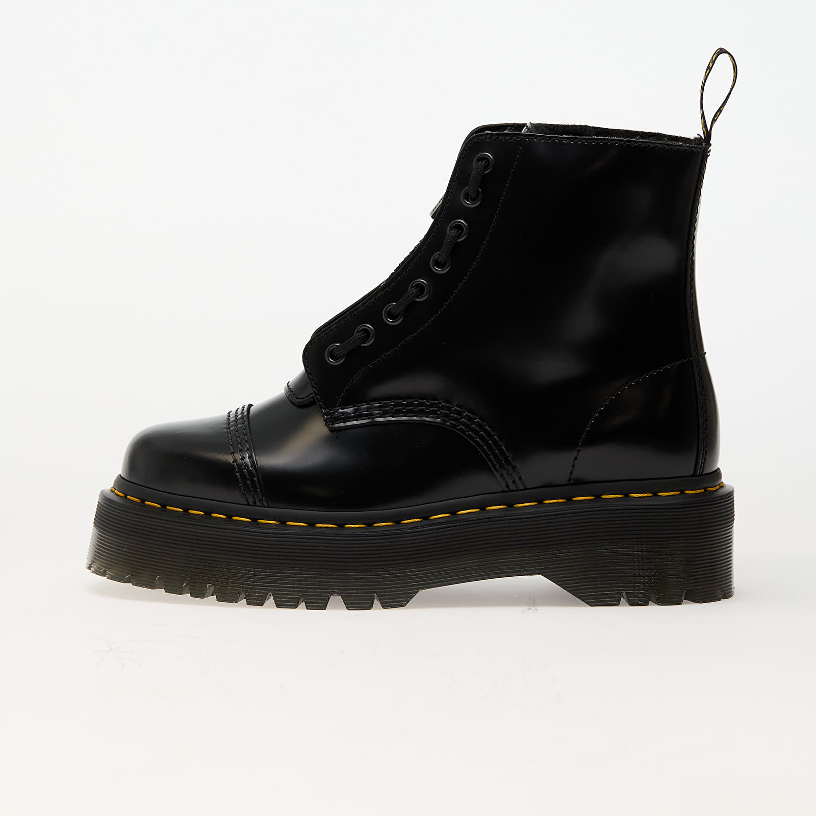 Damen Sneaker und Schuhe Dr. Martens Sinclair Fl Black Buttero Black Faux Sheepskin Footshop