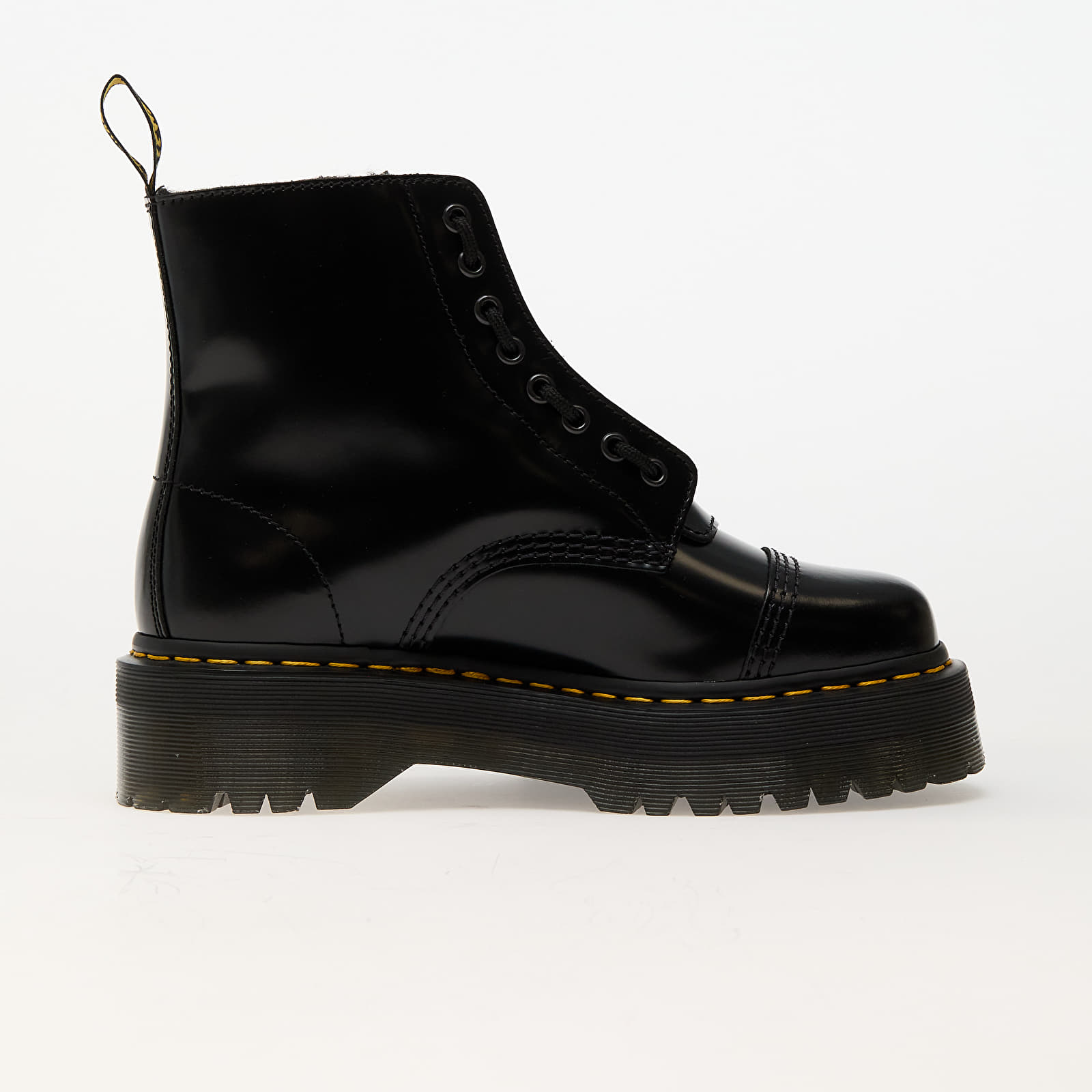 Frauen Dr. Martens Sinclair Fl Black Buttero & Black Faux Sheepskin