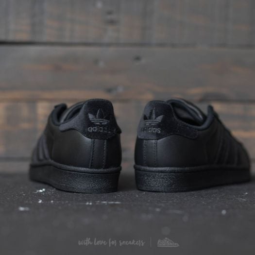 Adidas superstar all black womens store