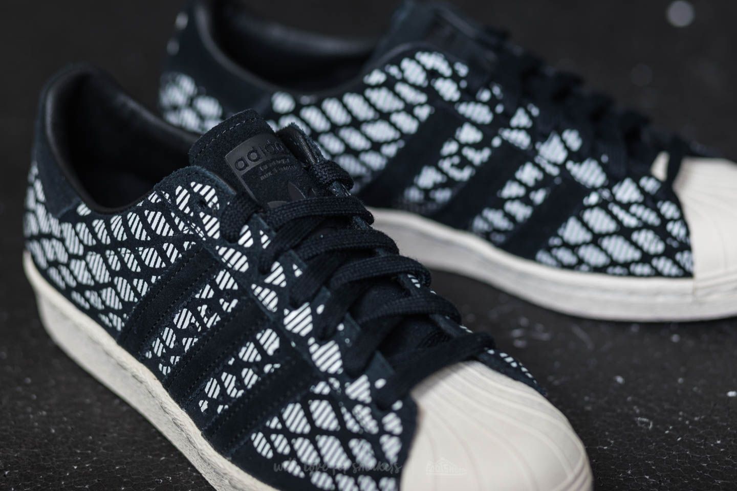 Women's shoes adidas Superstar 80s W Core Black/ Core Black/ Off White
