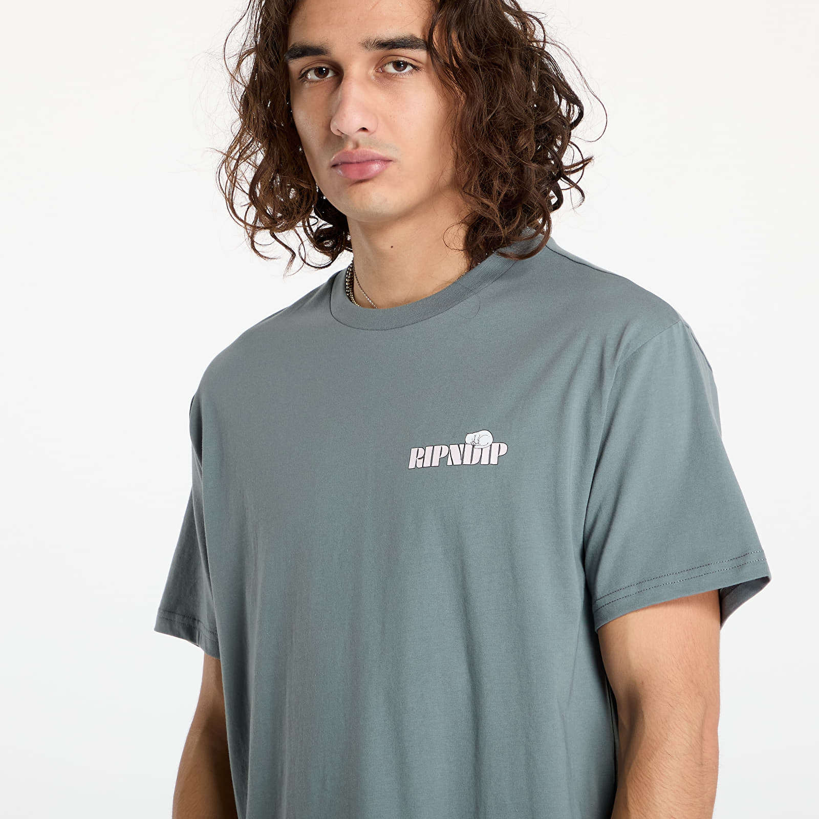 Männer T-Shirts RIPNDIP Taste Like Nerm Tee Charcoal