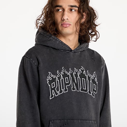 RIPNDIP Fire Spirit Hoodie Black Footshop