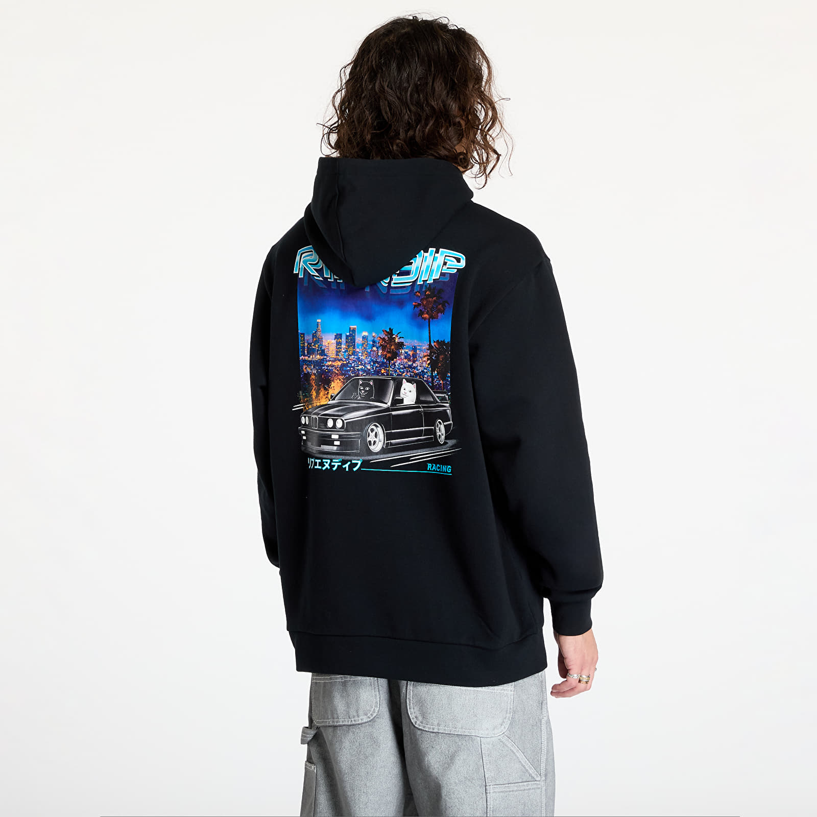 Hanorace pentru bărbați RIPNDIP Vroom Vroom Hoodie Black