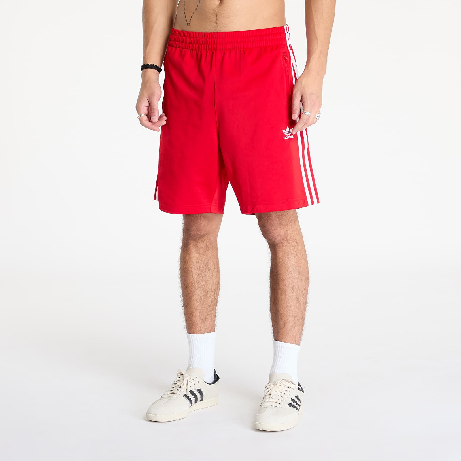 Shorts adidas Adicolor Firebird Shorts Better Scarlet/ White