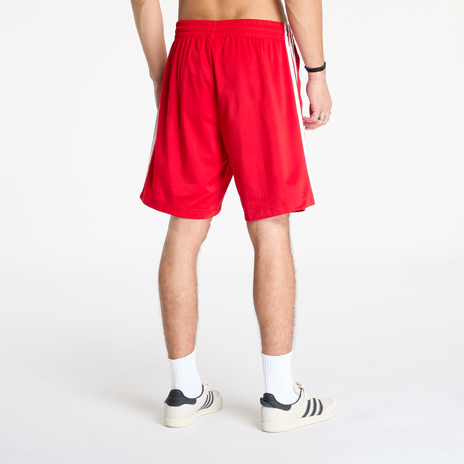 Adidas Adicolor Firebird Shorts Better Scarlet/ White S