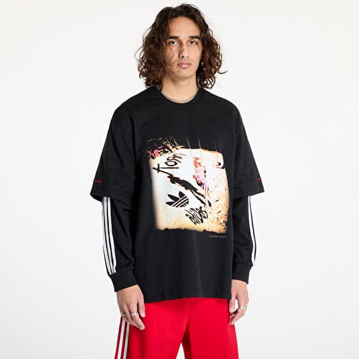 Hoodies and sweatshirts adidas x Korn Longsleeve Sweatshirt Black Footshop