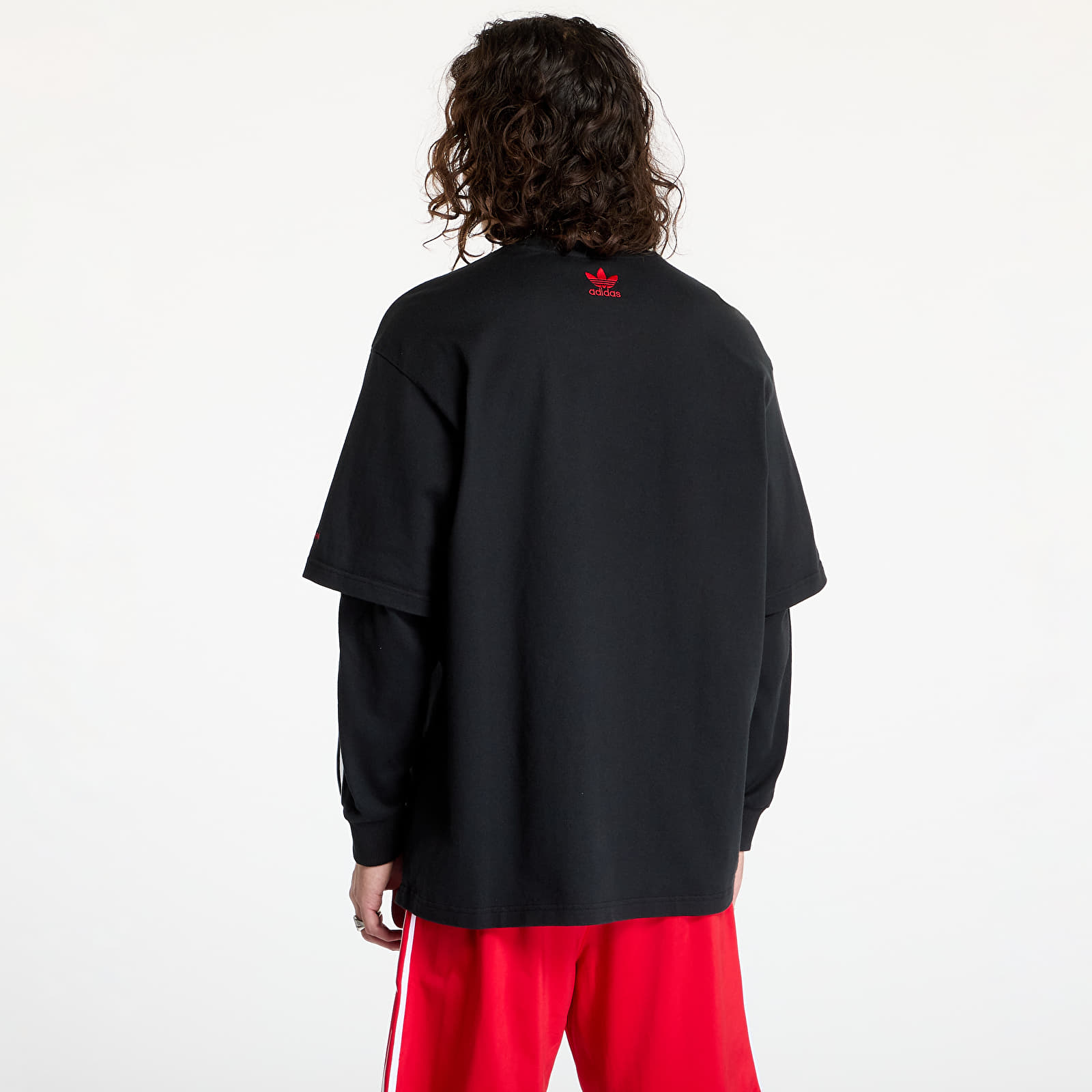 Hupparit ja collegepaidat adidas x Korn Longsleeve Sweatshirt Black