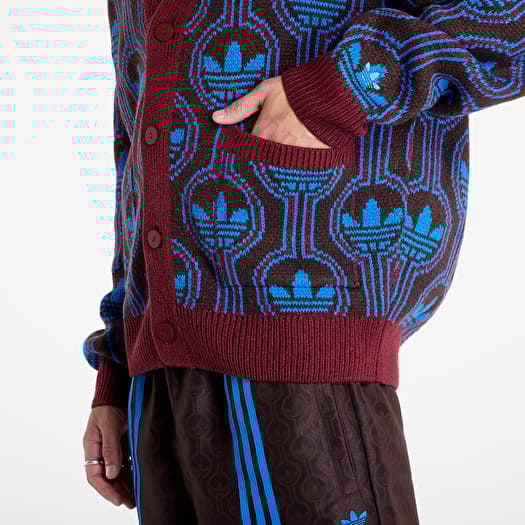 Sweaters adidas Knit Cardigan Shadow Red/ Blue (JN5960) | Footshop