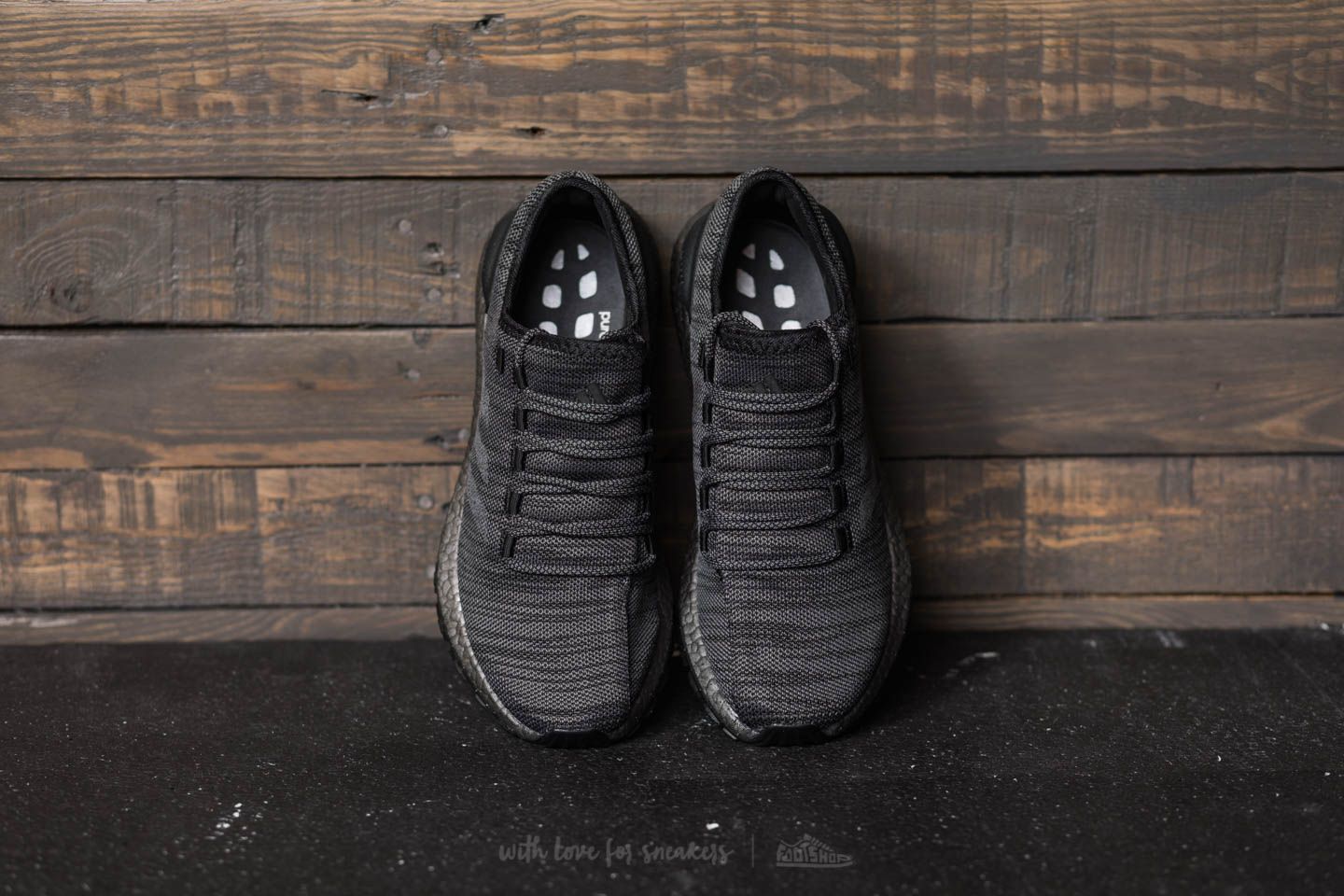 Adidas pure boost atr core black e amp; solid grey hot sale