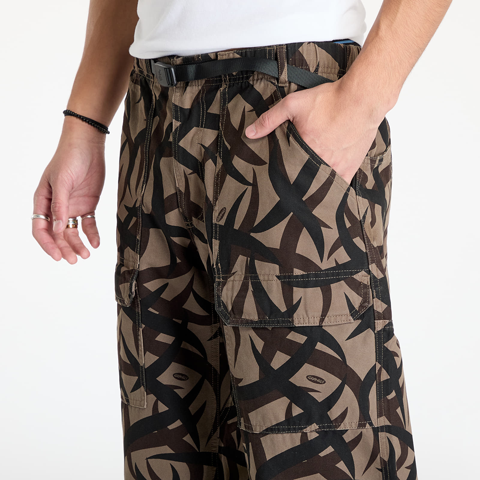 Bukser for menn Gramicci Canvas Eqt Pant Tribal Terra