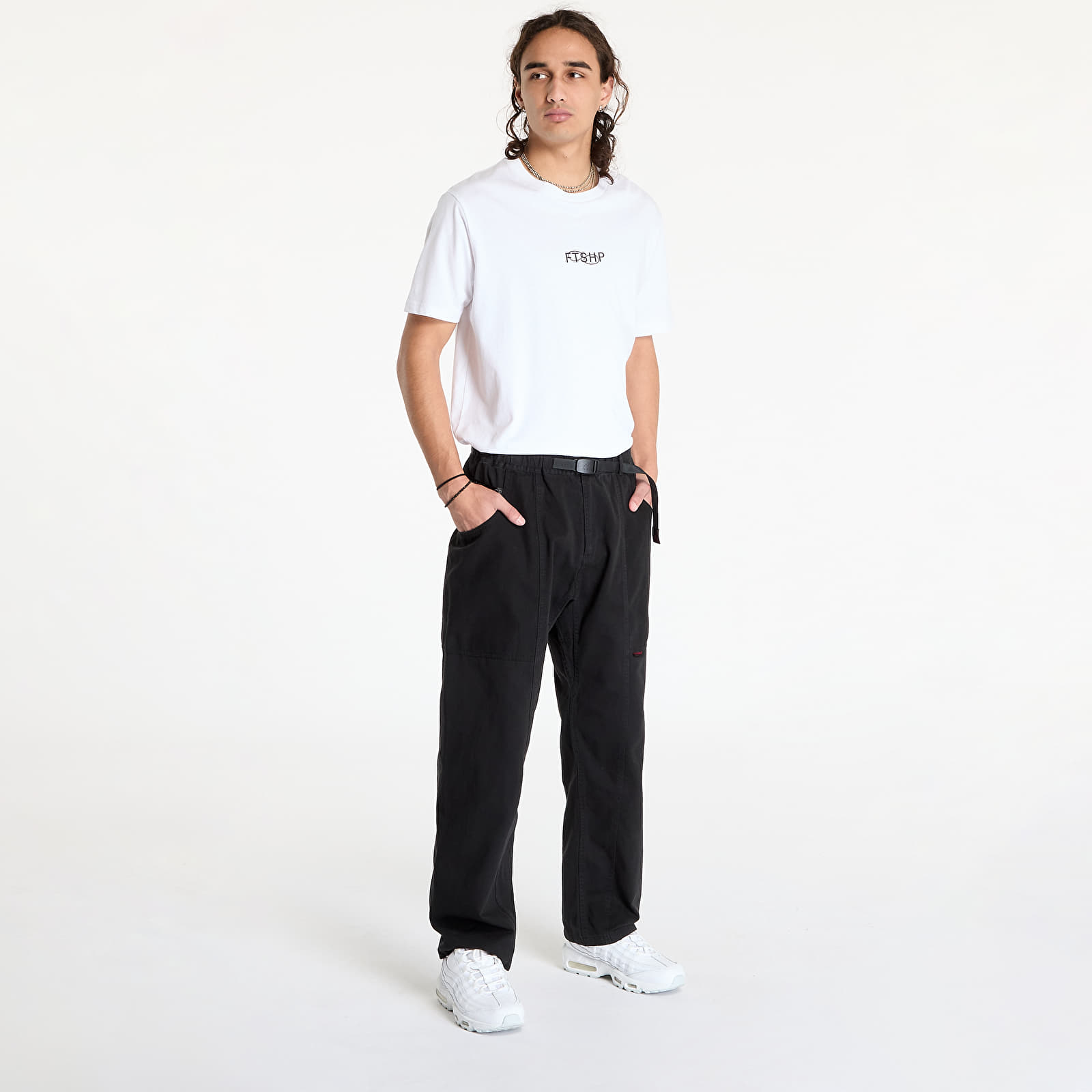 Džínsy a nohavice Gramicci Gadget Pant Black