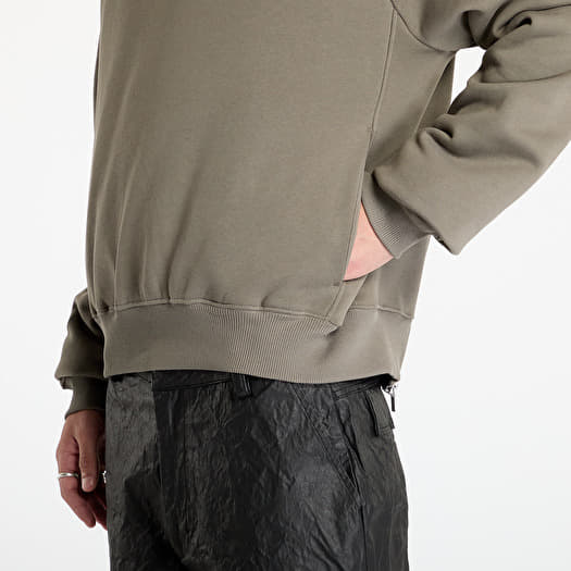 Men's hoodies HELIOT EMIL Sequence Zip Hoodie UNISEX Dusty Green