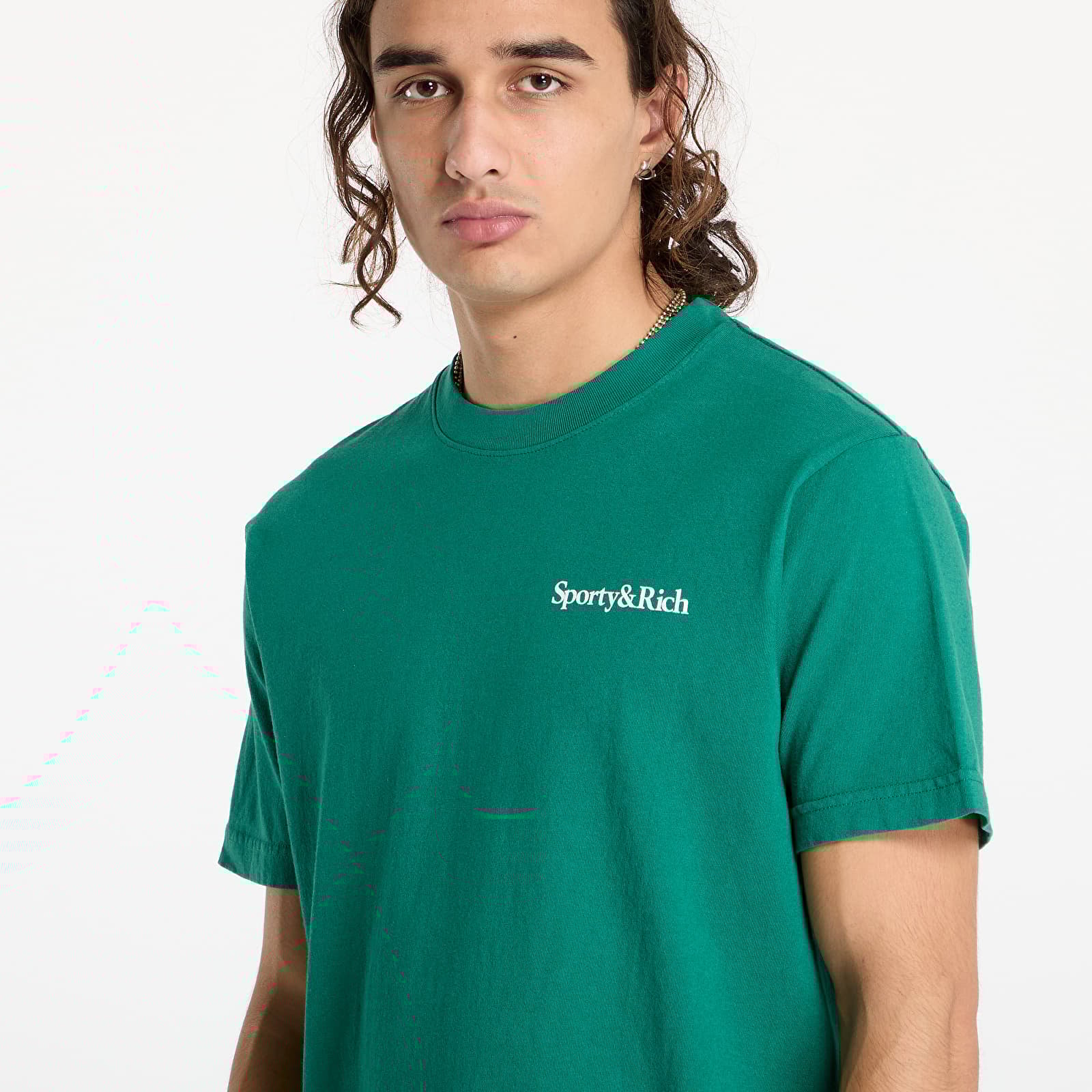 T-shirts Sporty & Rich Health Is Wealth T-Shirt UNISEX Alpine/ White