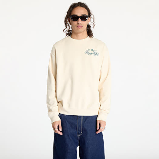 Sporty & Rich Fitness World Crewneck UNISEX Cream/ Alpine