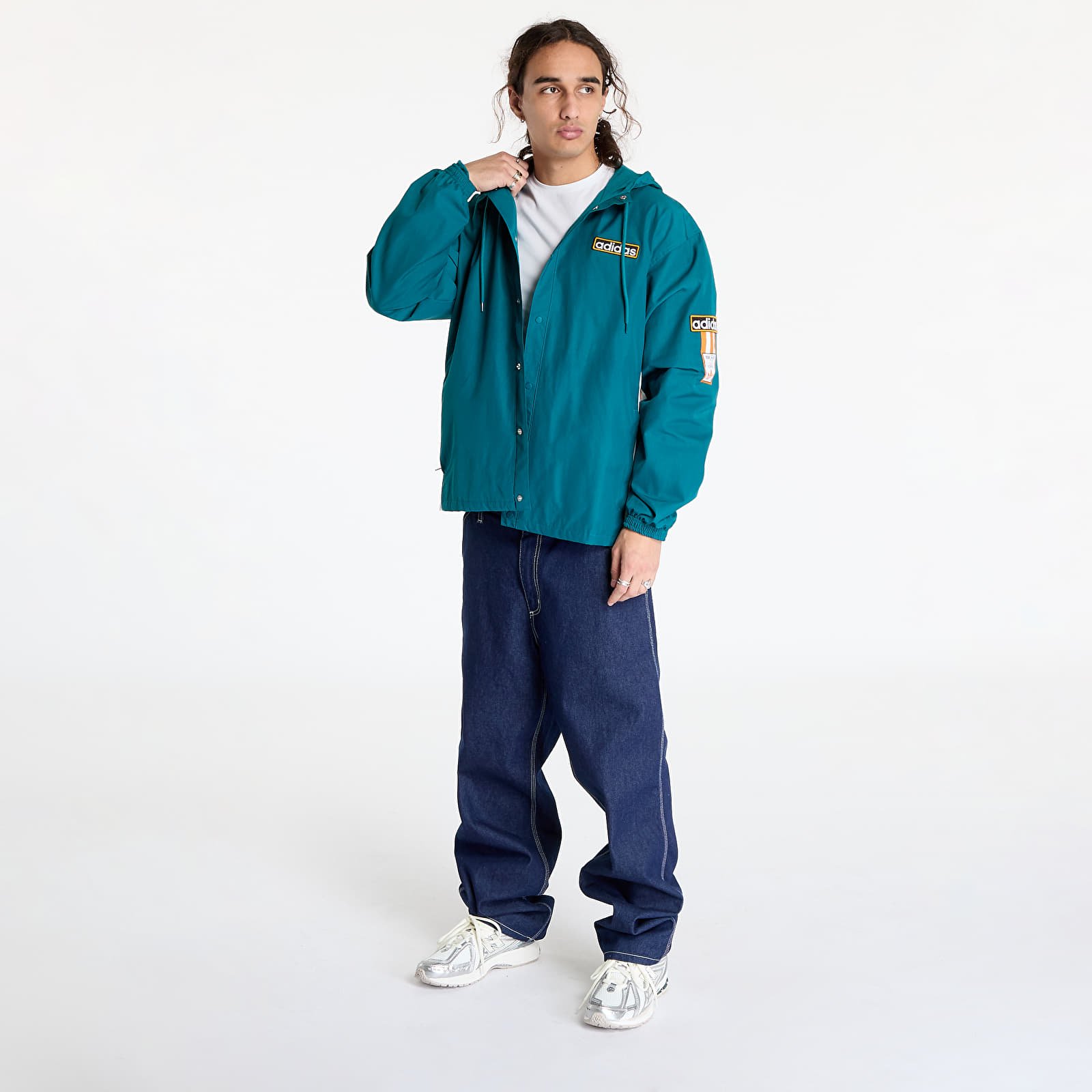 Pánské bundy adidas Adibreak Windbreaker Legacy Teal