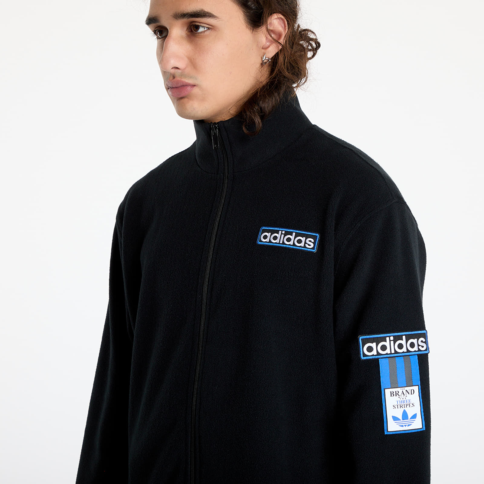 Men's jackets adidas Polar Fleece Adibreak Tracksuit Black