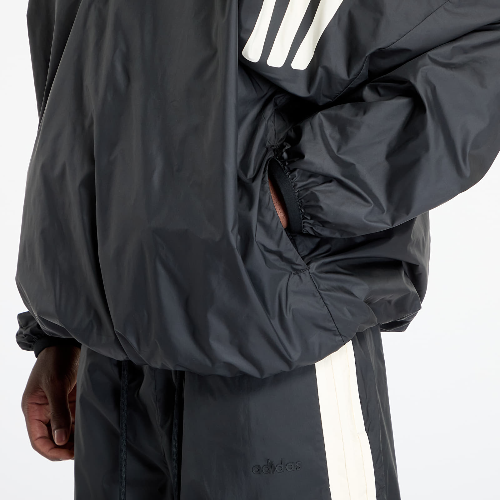 Sweatjacken und Sweatshirts adidas x Fear Of God Athletics Woven 1/2 Zip Hoodie Black