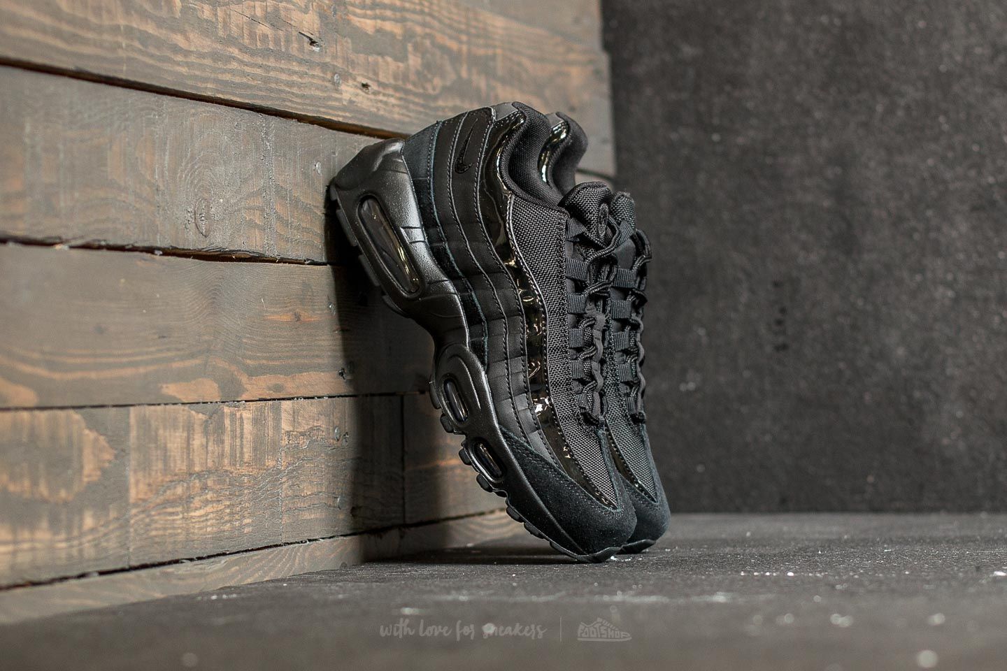 Încălțăminte și sneakerși pentru femei Nike Wmns Air Max 95 Black/ Black-Anthracite