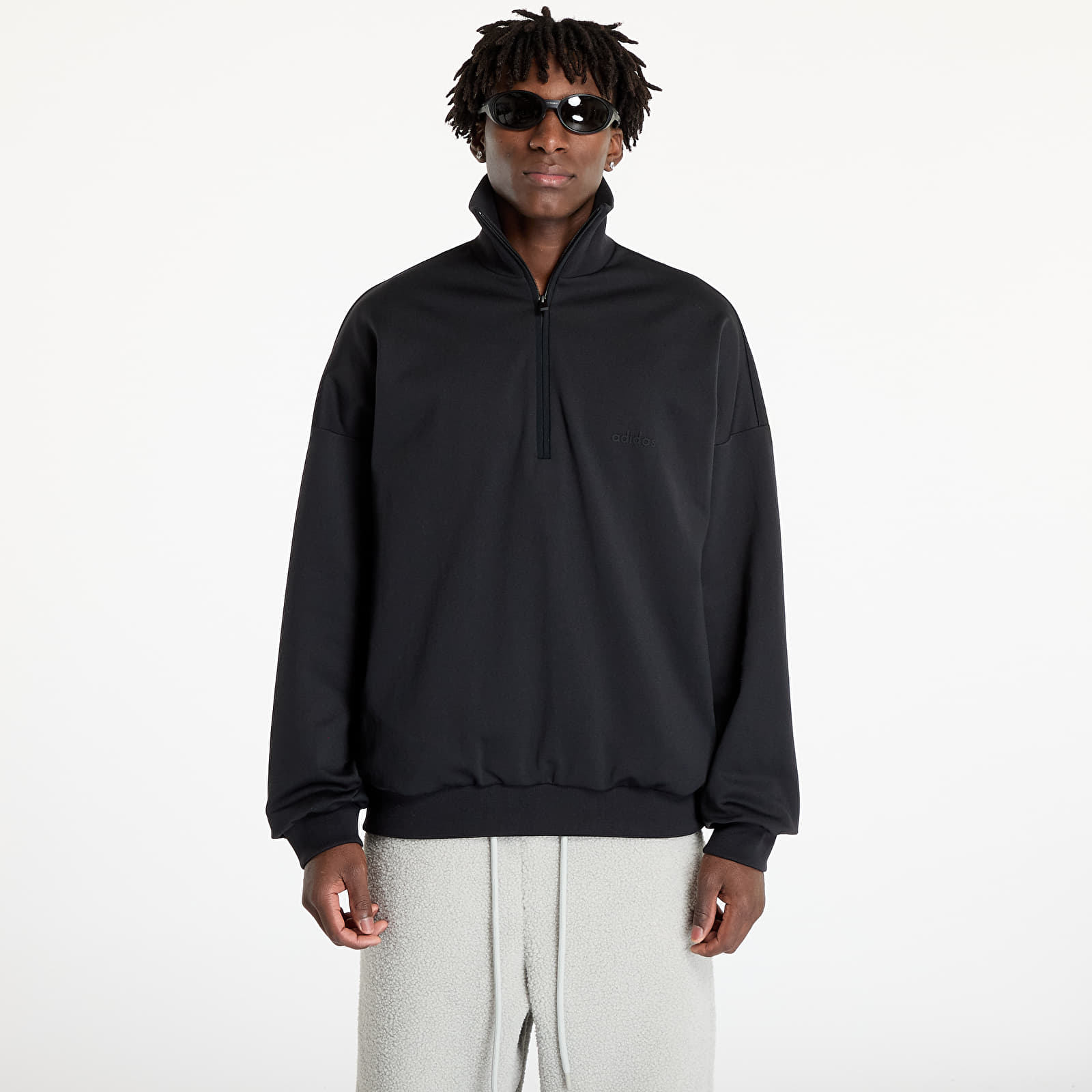 Men's hoodies adidas x Fear Of God Athletics Dry Tri 1/2 Zip Pullover Black