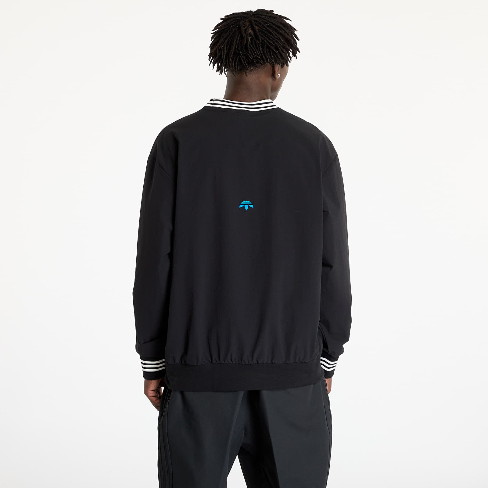 Pánske mikiny adidas Rolling Links Dwr Crew Black