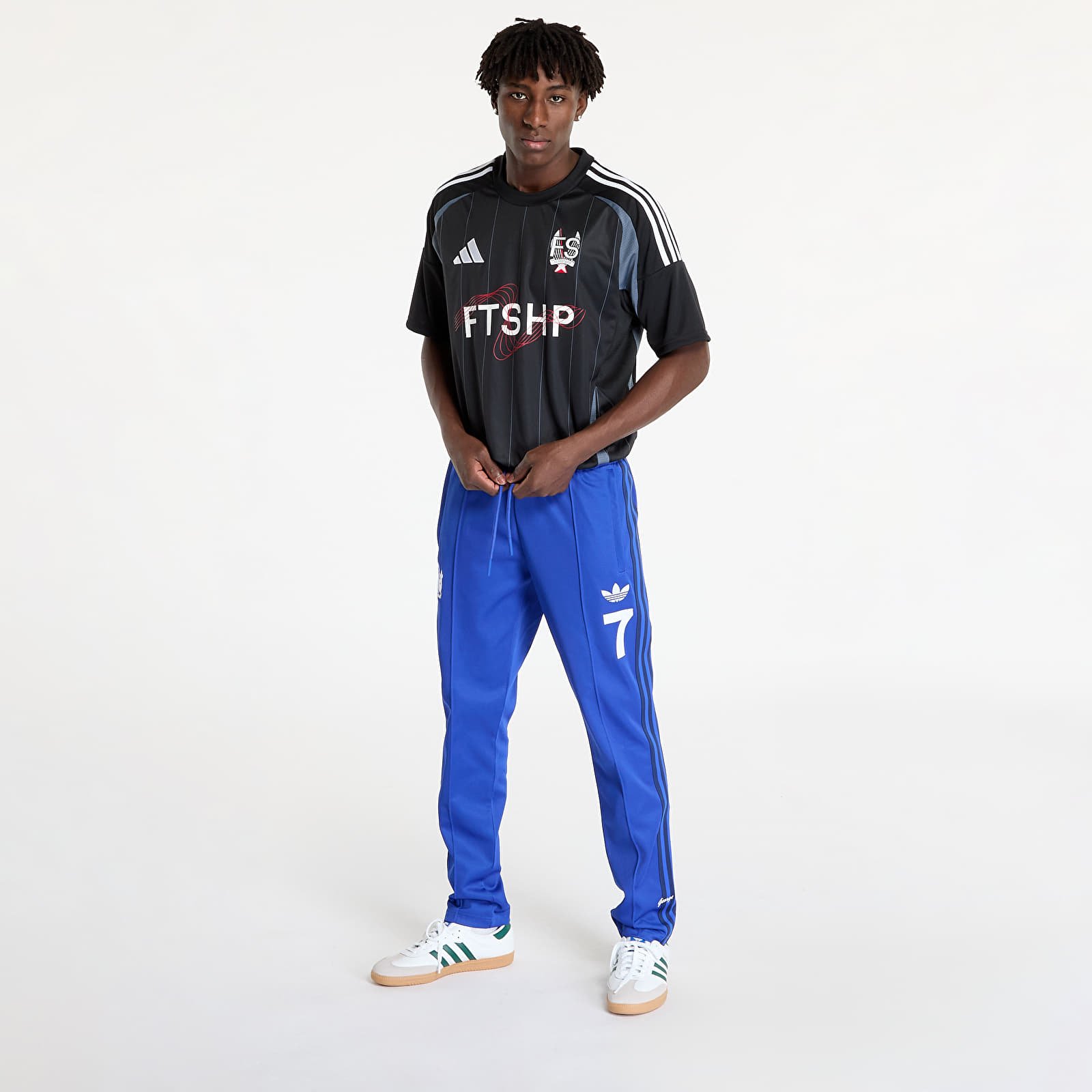 Pánské kalhoty adidas Manchester United FC George Best Track Pant Bold Blue