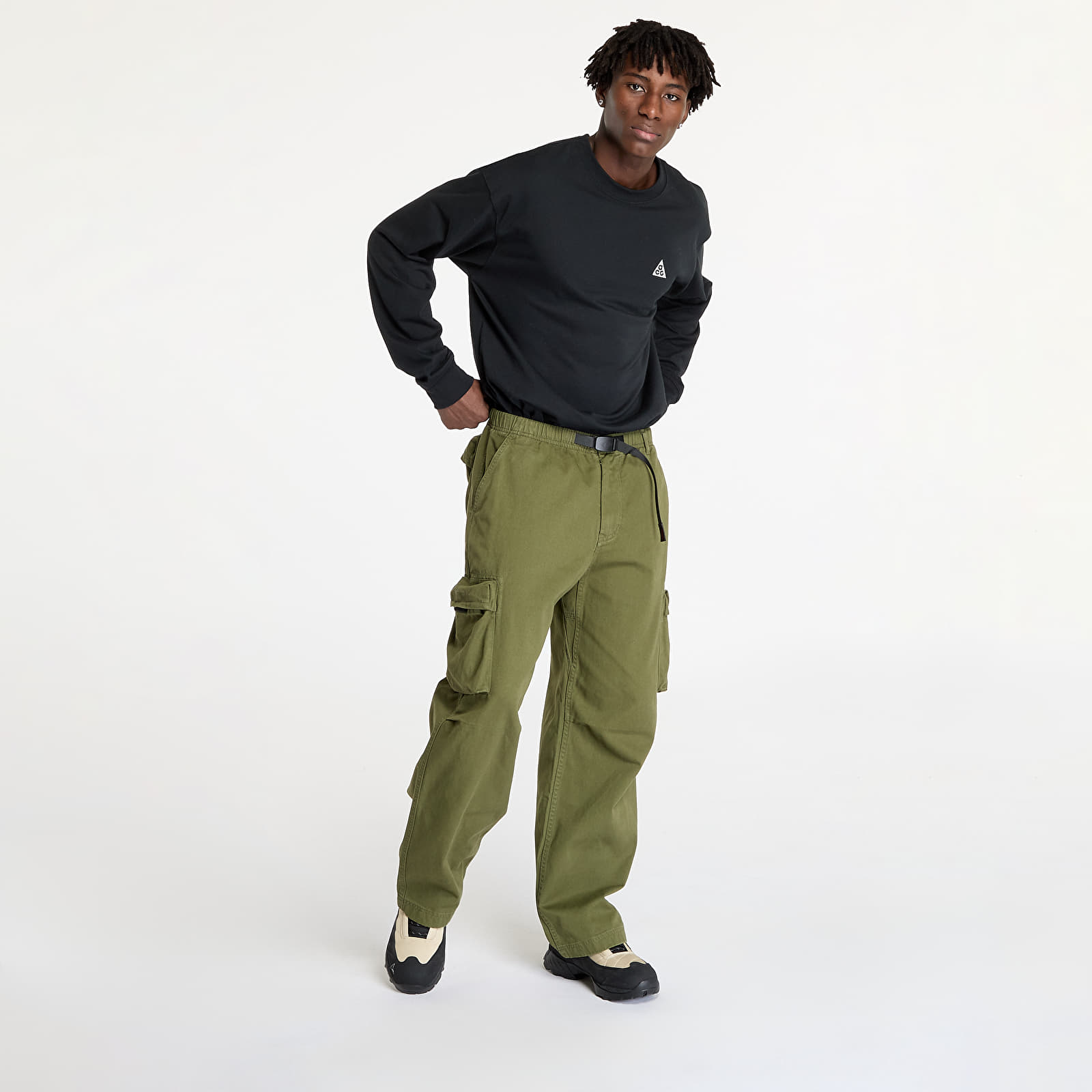 Férfi nadrágok Gramicci Rig Cargo Pant Olive