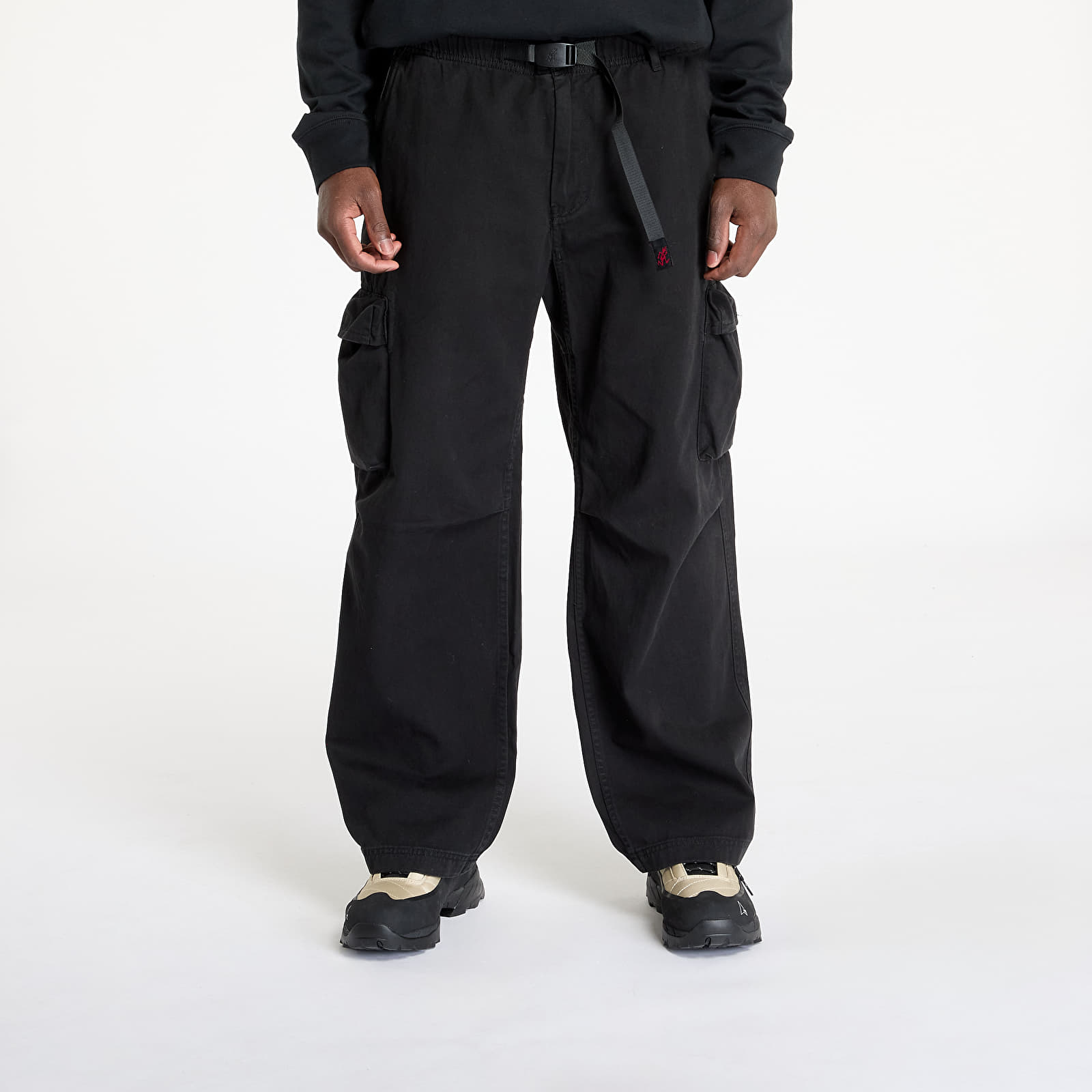 Férfi nadrágok Gramicci Rig Cargo Pant Black
