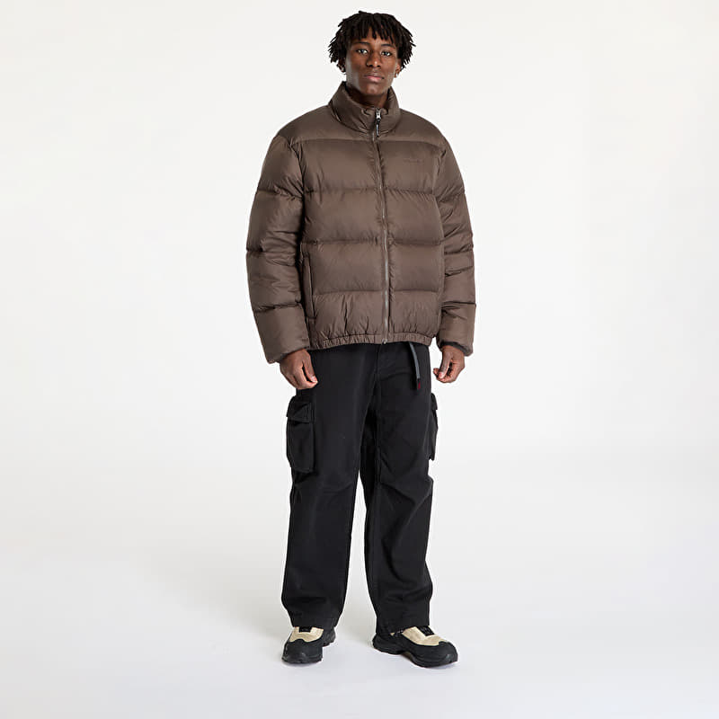 Gramicci Down Puffer UNISEX Jacket Dark Brown | Footshop