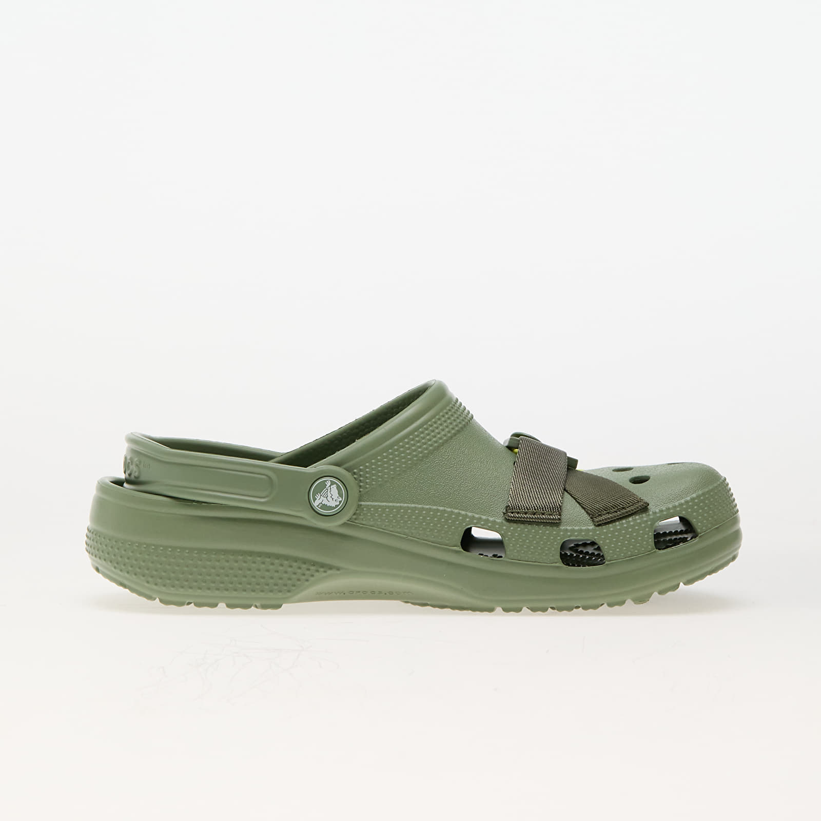 Männer Crocs Classic Webbing Clog Moss/ Multi