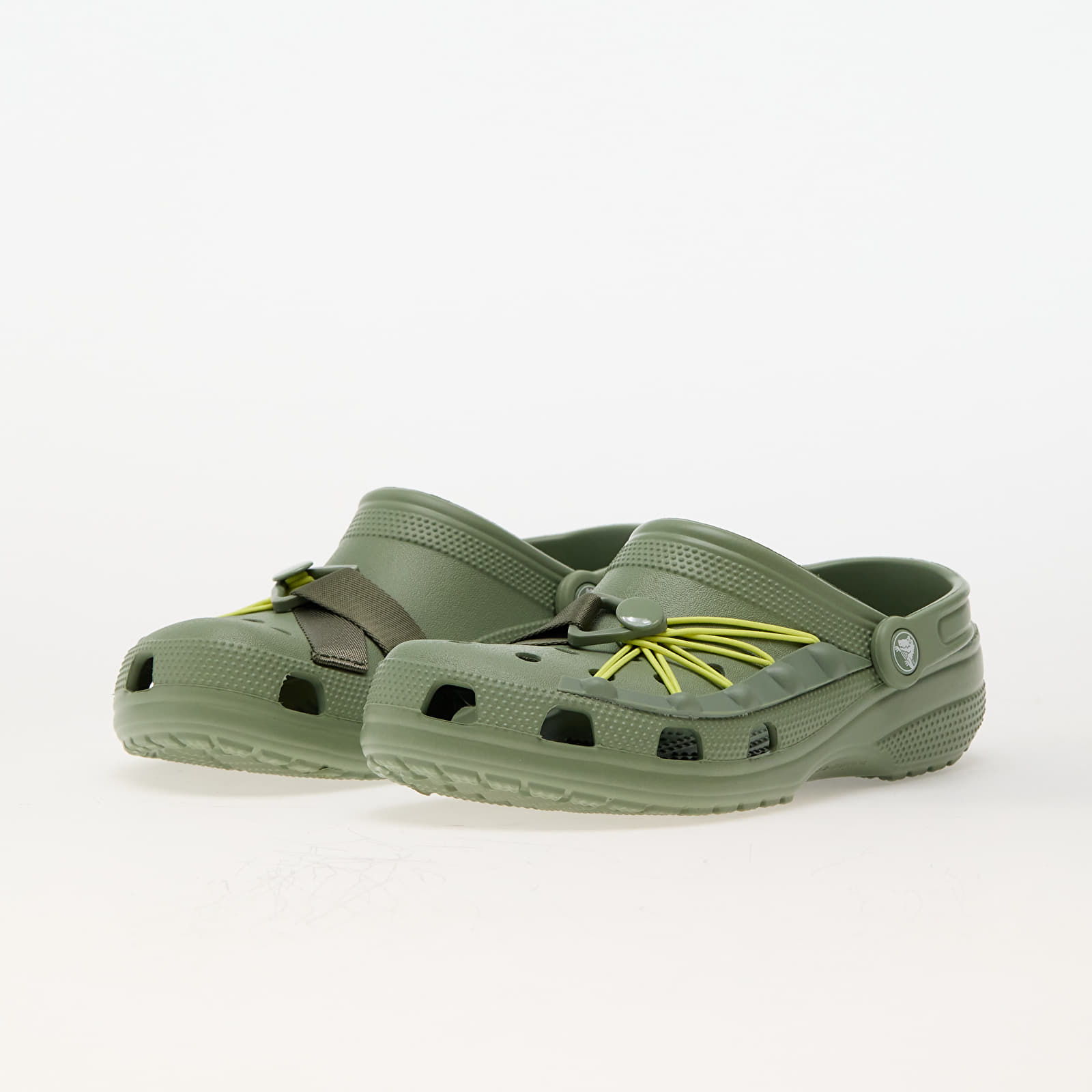 Männer Crocs Classic Webbing Clog Moss/ Multi