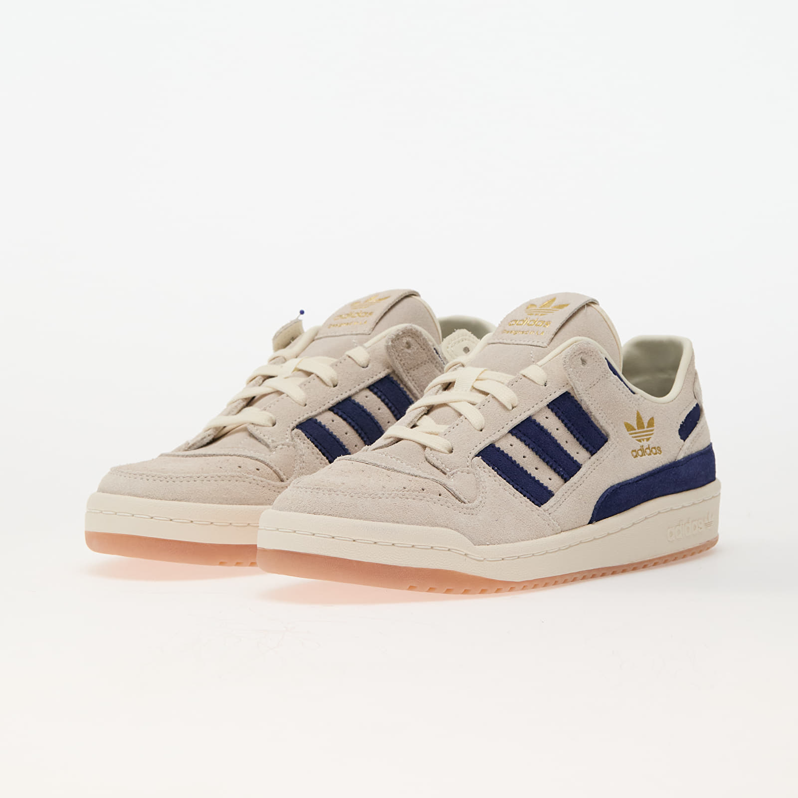 Men's shoes adidas Forum Low Cl Creamwht/ Dark Blue/ Dark Blue