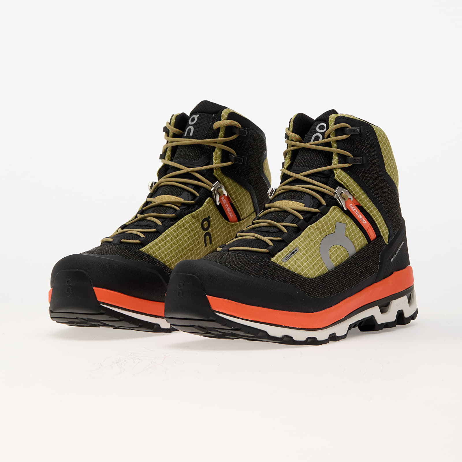 Vīriešu apavi On M Cloudalpine Waterproof Safari/ Black