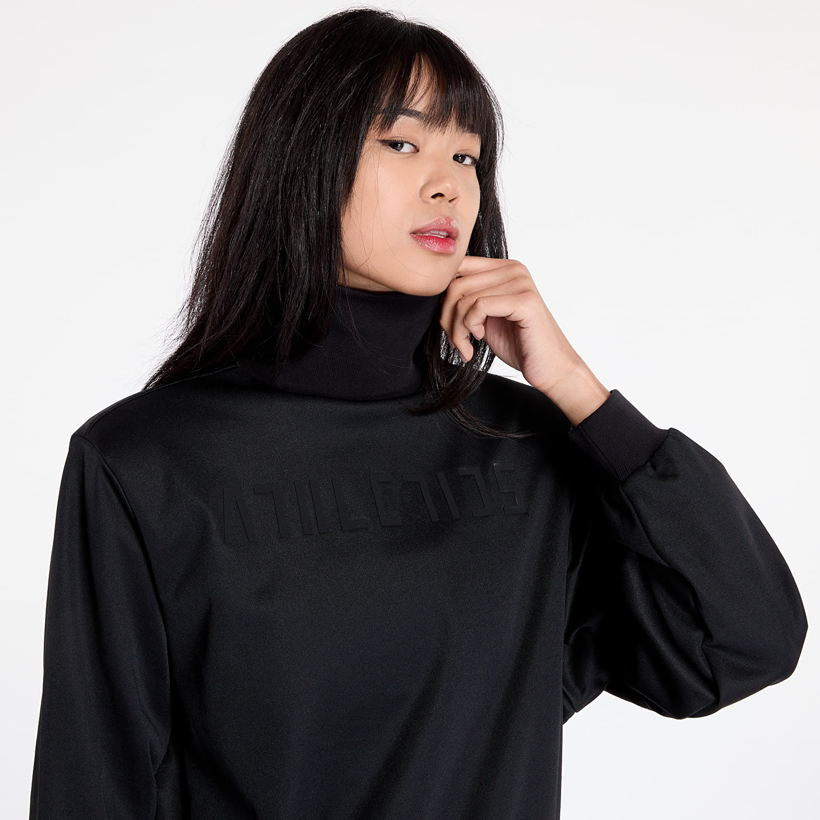 Φούτερ adidas x Fear Of God Athletics Womens Mock Neck Pullover Black