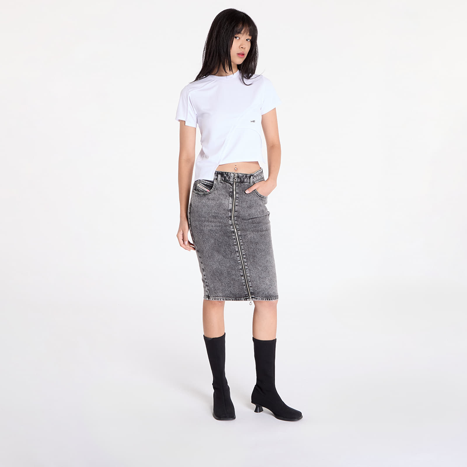 T-shirts HELIOT EMIL Deconstructed T-Shirt White