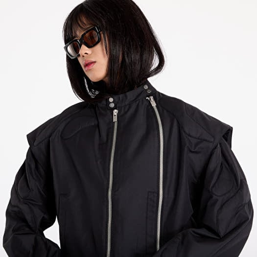 Women's jackets HELIOT EMIL Molded Biker Jacket Black | Footshop