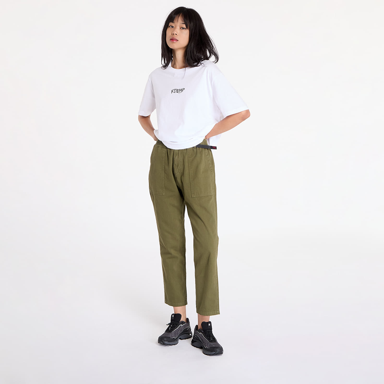 Hosen und Jeans Gramicci Loose Tapered Ridge Pant UNISEX Olive