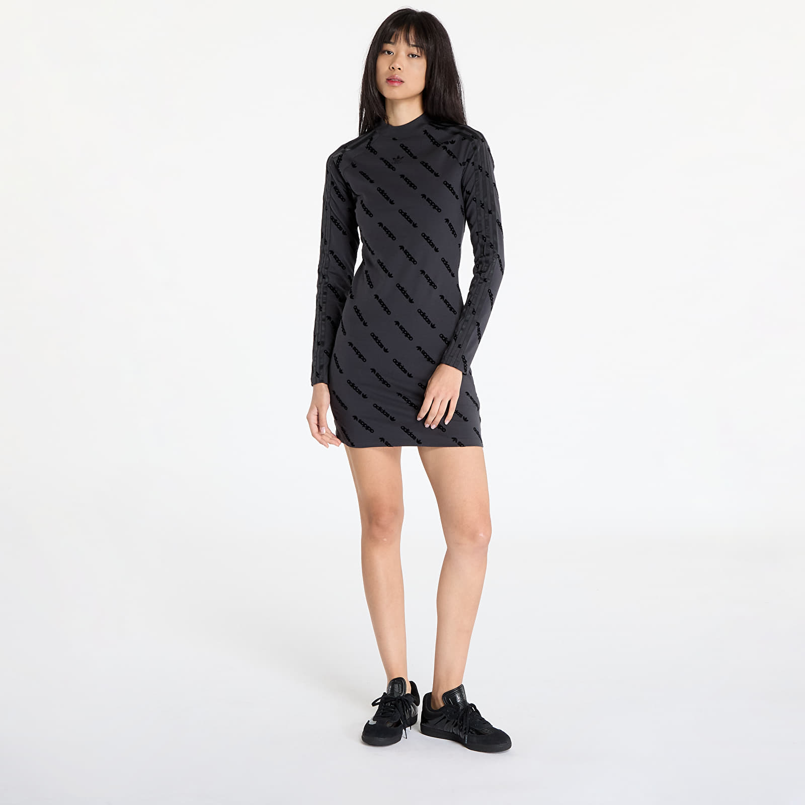 Dress adidas Monogram Bodycon Dress Carbon