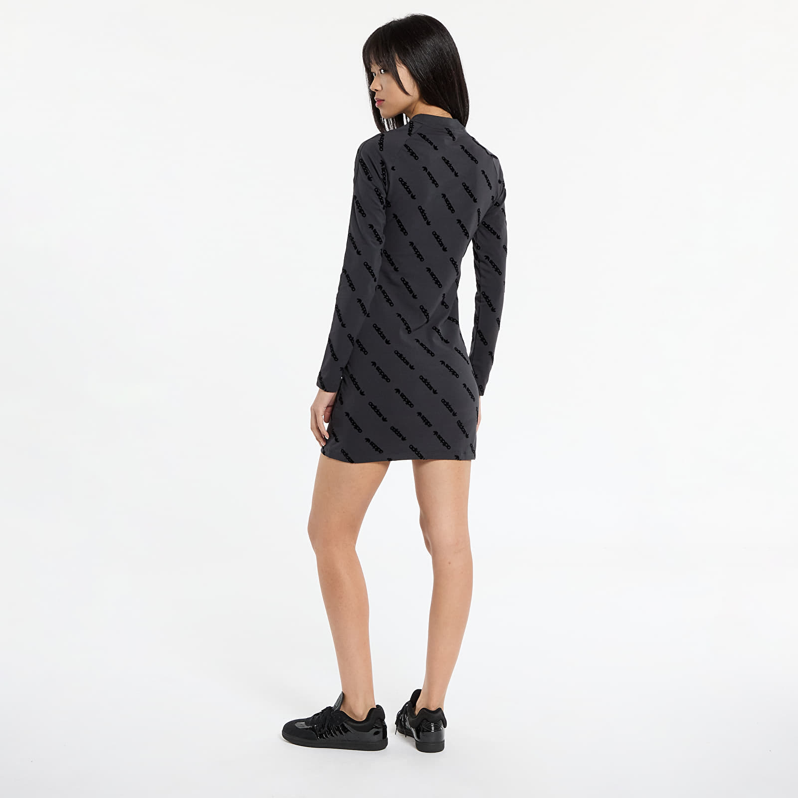Dress adidas Monogram Bodycon Dress Carbon