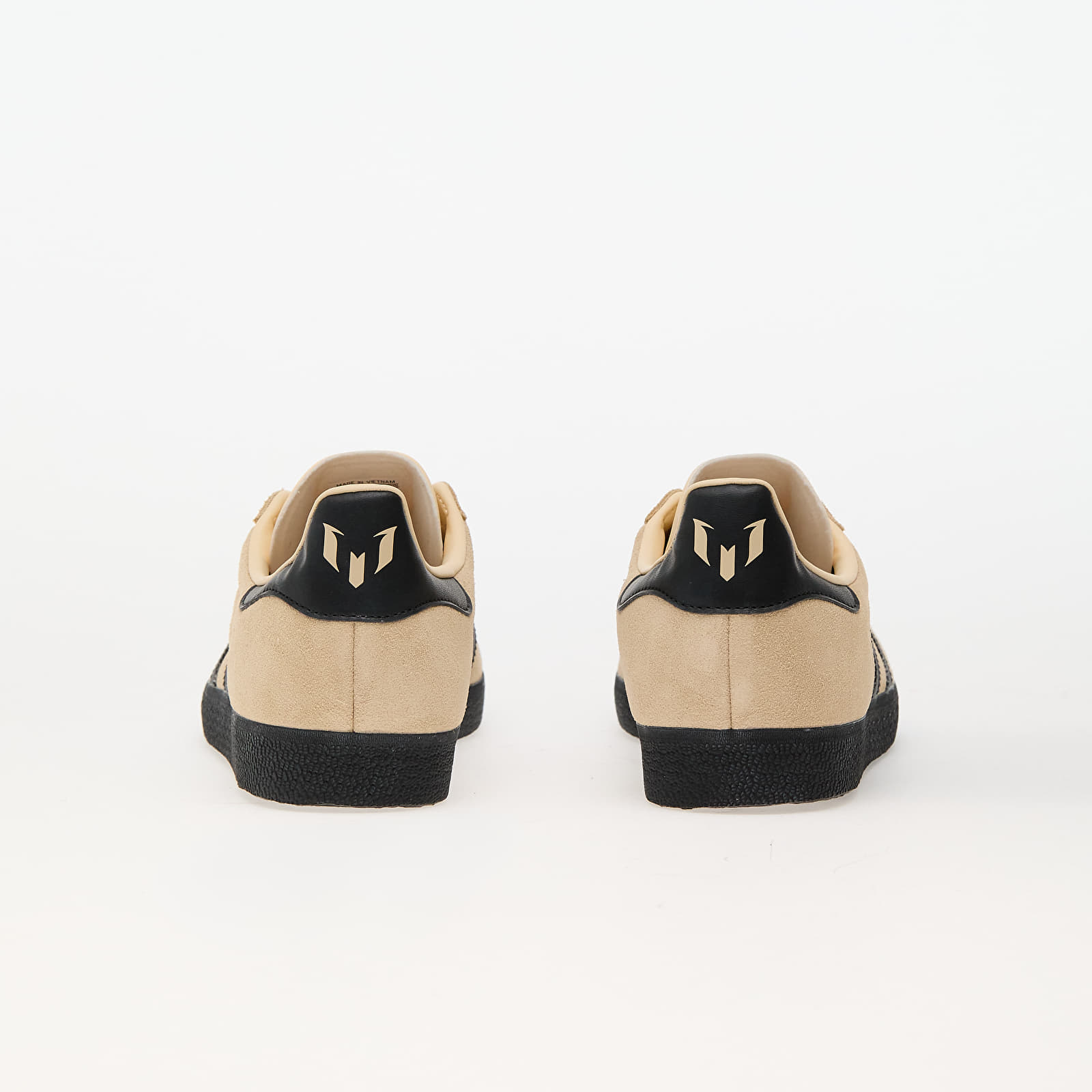Pánské tenisky a boty adidas Gazelle Messi Crystal Sand/ Core Black/ Gold Metallic