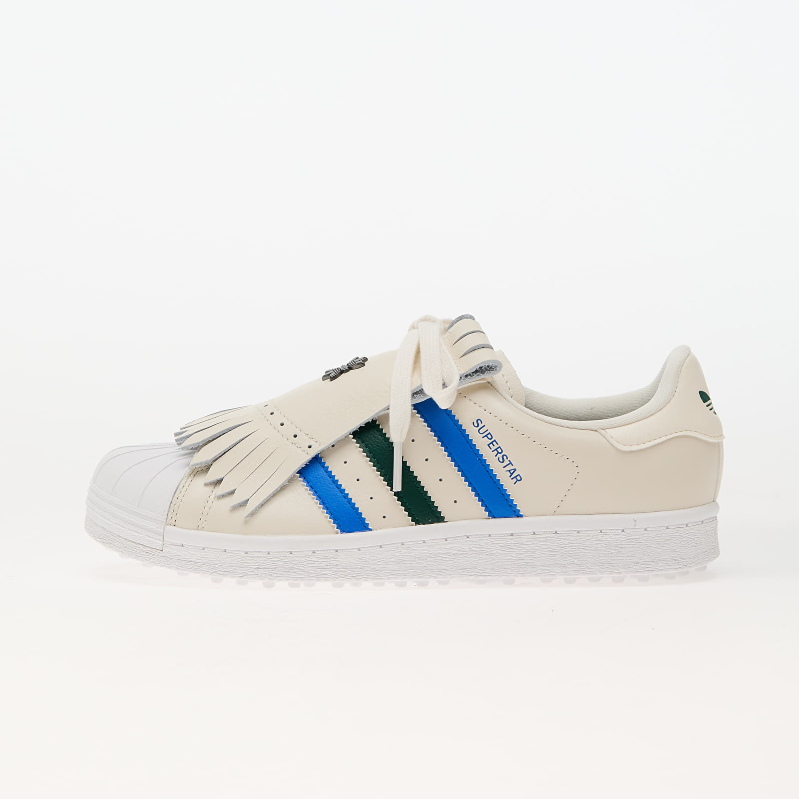 Women's shoes adidas Superstar Golf Sl Core White/ Collegiate Green/ Blue Bird