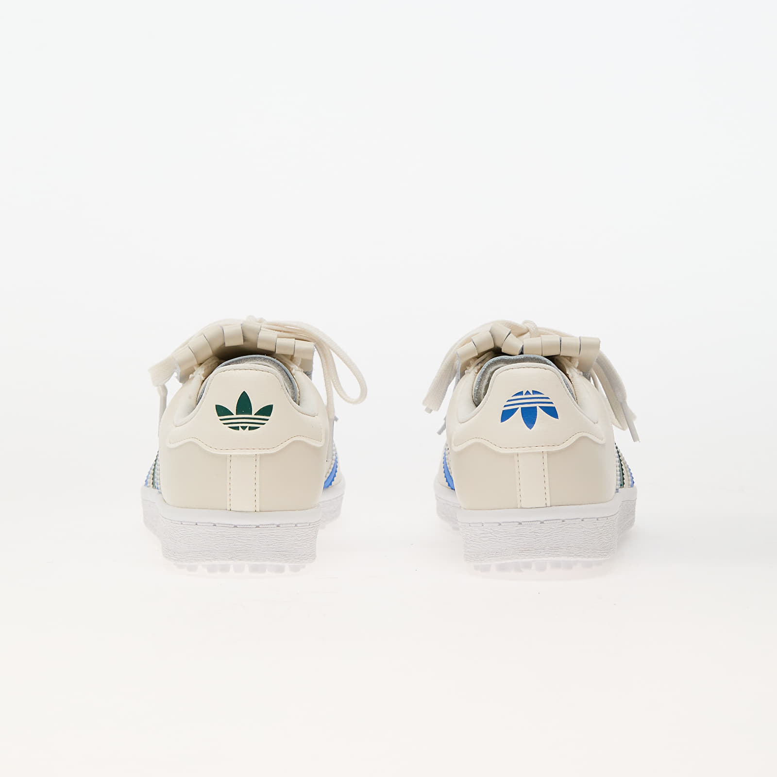 Women's shoes adidas Superstar Golf Sl Core White/ Collegiate Green/ Blue Bird