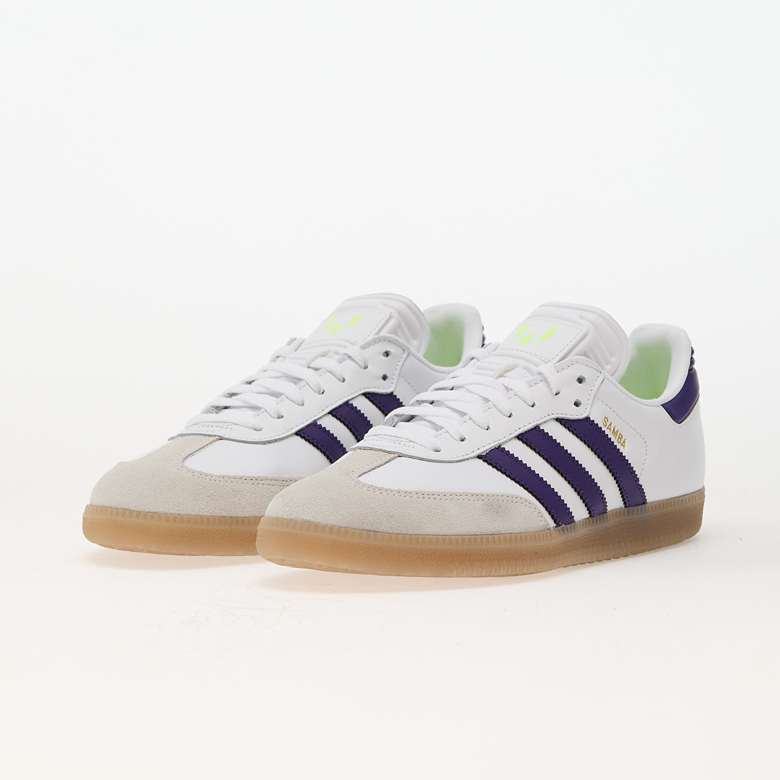 Zapatillas Hombre adidas Samba Messi Ftw White/ University Purple/ Gum4
